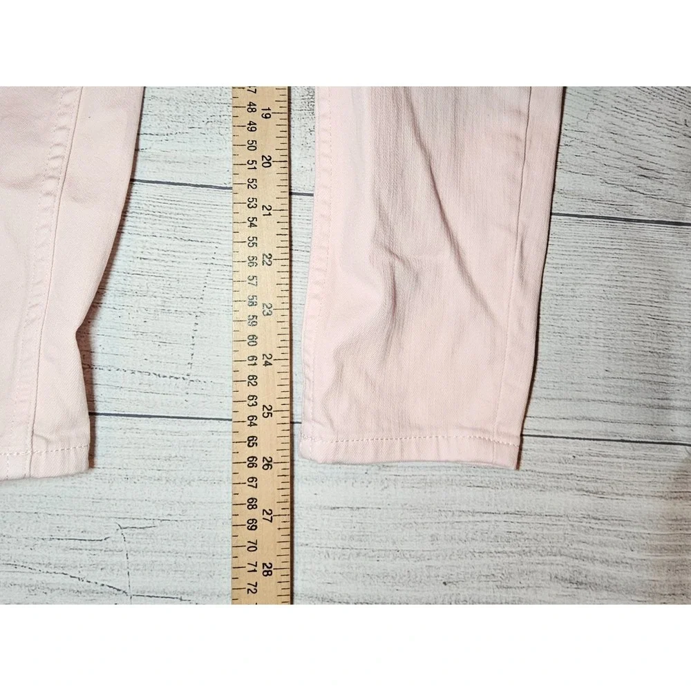 Vineyard Vines High Rise Skinny Jeans Womens 26 Light Pink Stretch Cotton Barbie
